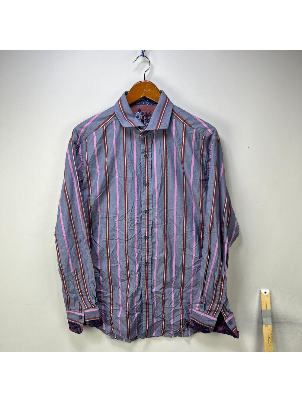 Robert Graham Long Sleeve Button Up Paisley Shirt XL